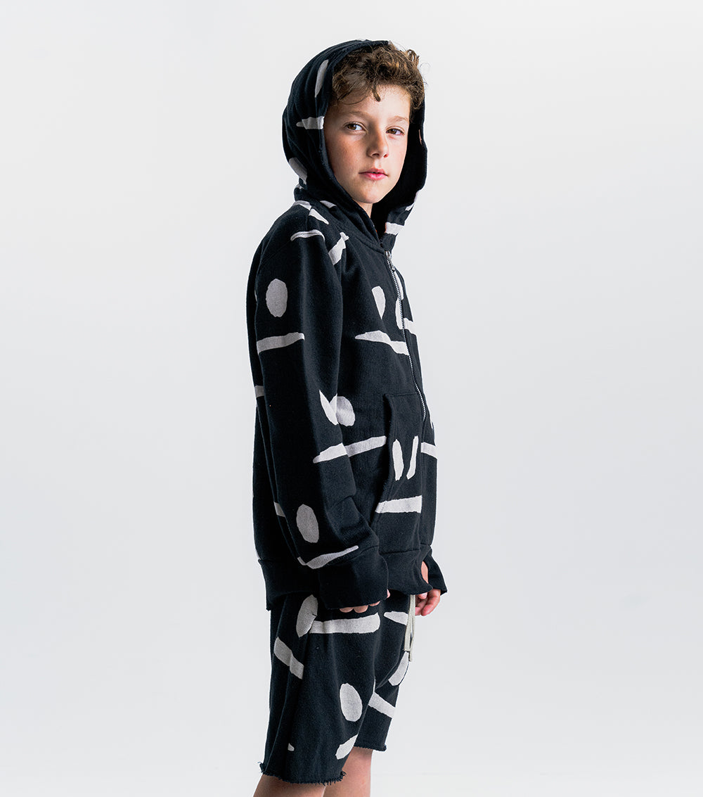 smirks zip hoodie – NUNUNU