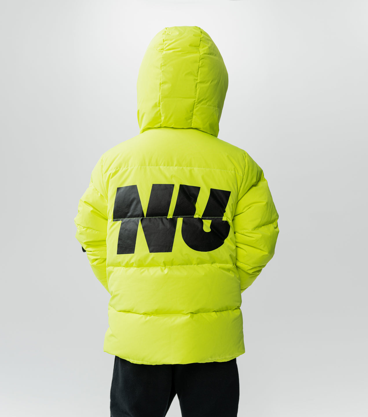 中綿ジャケット　ライムグリーン nugu puffy down jacket – NUNUNU