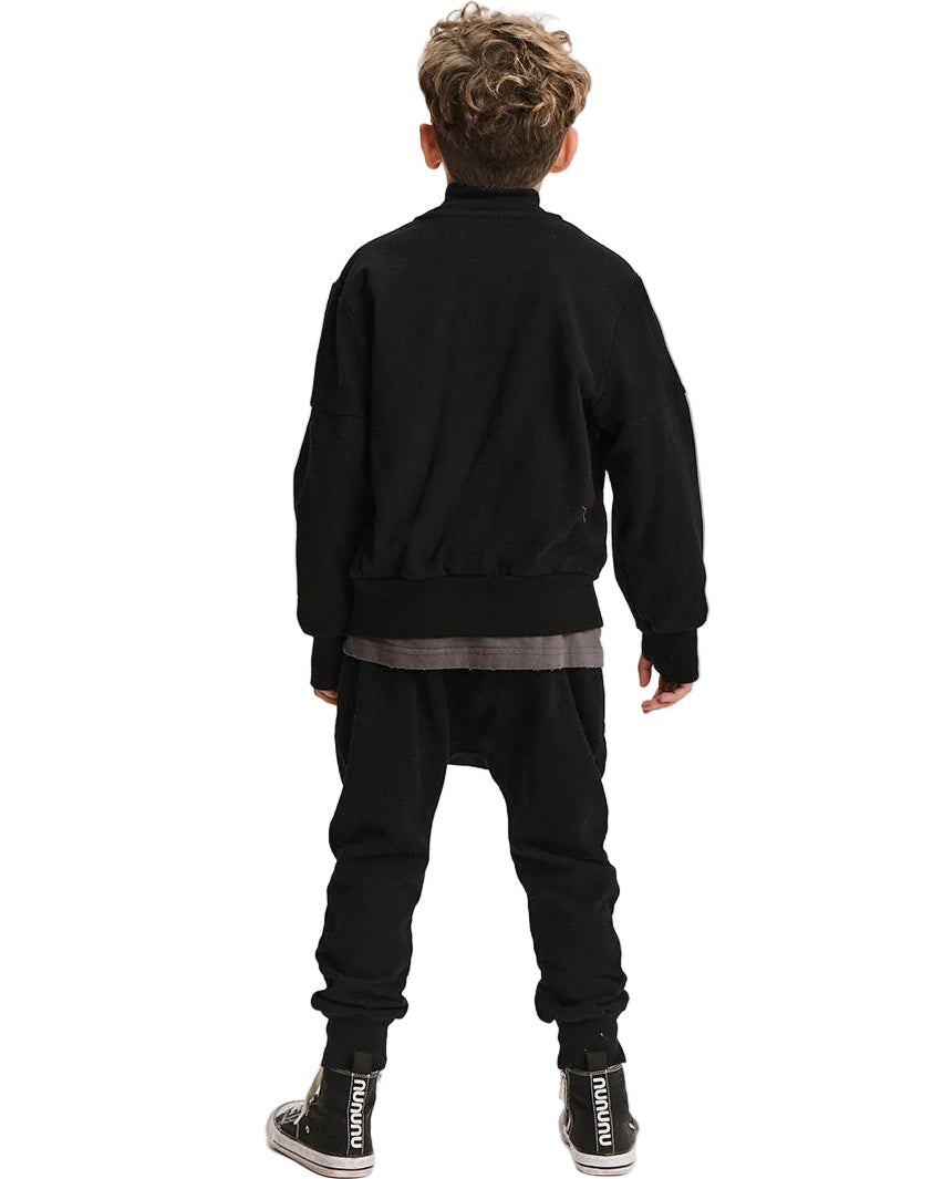 snap button sweat jacket – NUNUNU