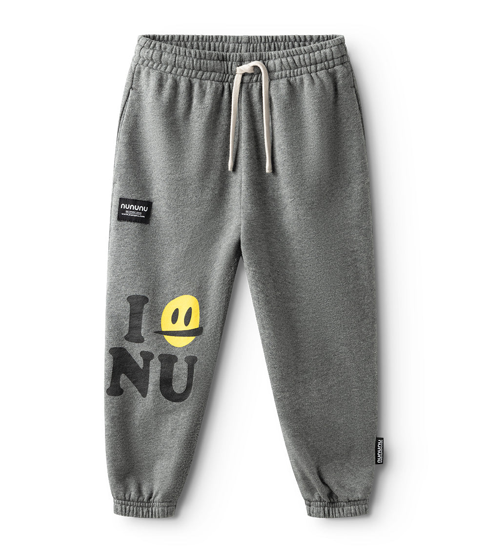 nununu love nu sweatpants dark heather grey